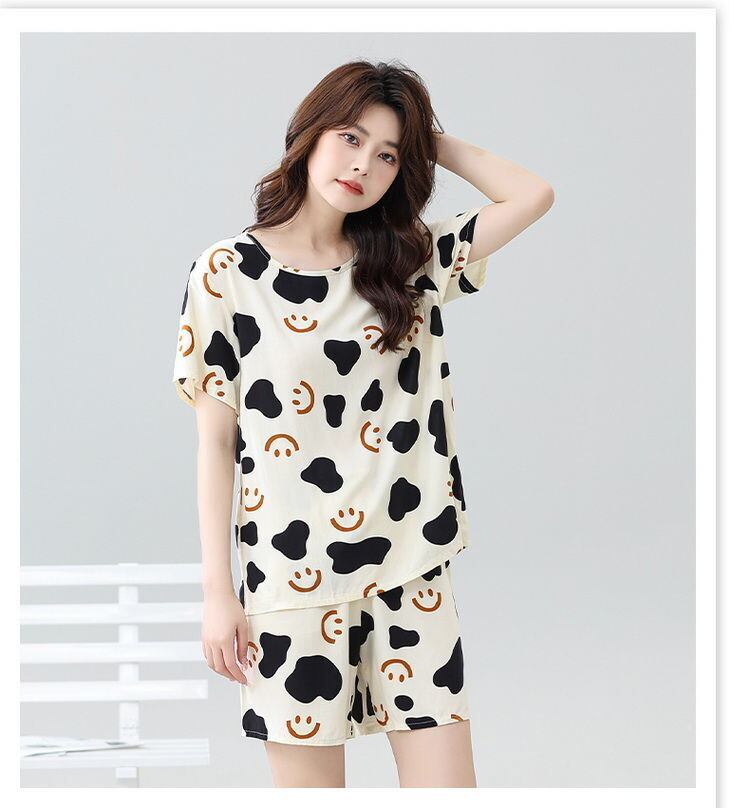 売り切れ必至 ファッション 今季マストバイ 半袖Ｔシャツⅹパンツセット全6色 パジャマ<F-11551>