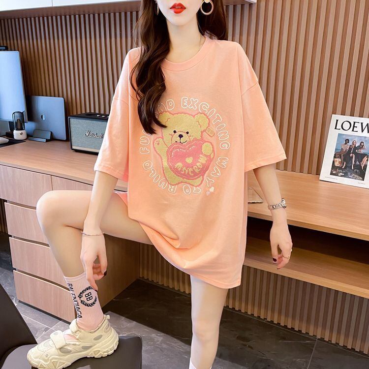 美人度アップ 好感度UP 海外トレンド カジュアル 全3色 半袖 Tシャツ ＜F-11641＞