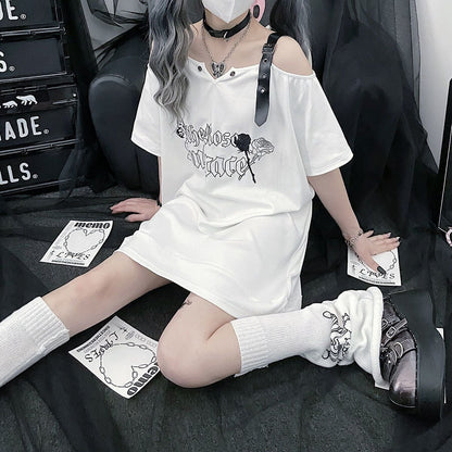 大流行 デザイン性抜群 ファッション 半袖 Tシャツ F-13314