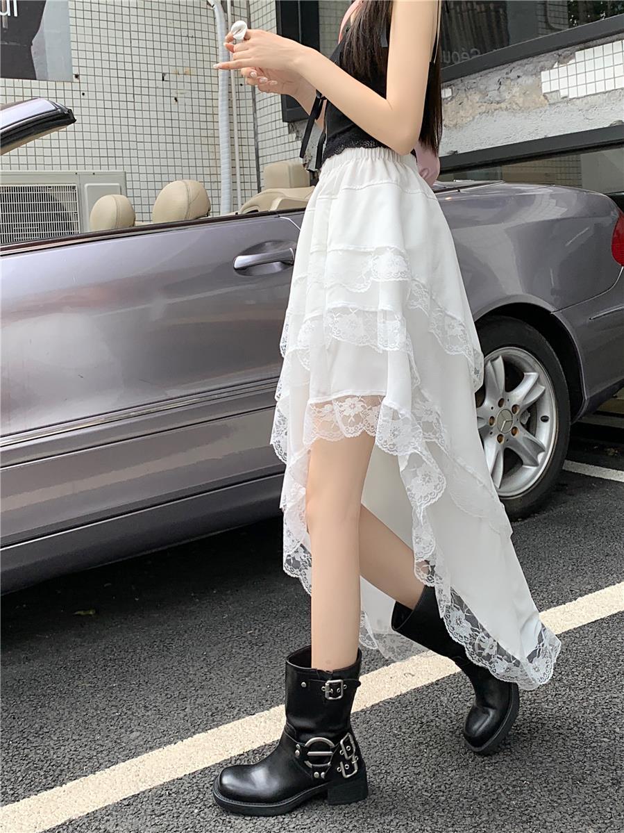 美人度アップ デートにぴったり 主役級 女性力を高める 無地 ハイウエスト スカート ボトムス＜F-11310＞
