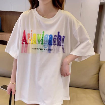 売り切れ必至 売れ筋 おすすめ 絶対流行 早い者勝ち カジュアル 男女兼用 2色選択 Tシャツ<F-11368>