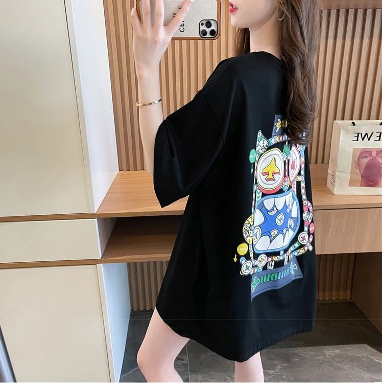 パーソナライズされたプリント半袖Tシャツ<F-5036>