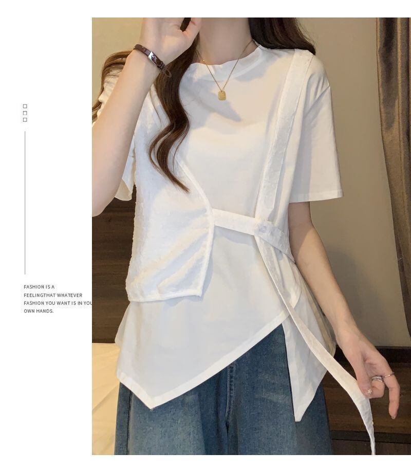 売れ筋 着回し力抜群 定番シンプル 売り切れ必至 全2色 Tシャツ <F-11999>