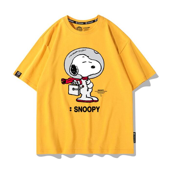 男女兼用 シンプル 着心地良い ゆったり Tシャツ F-13210