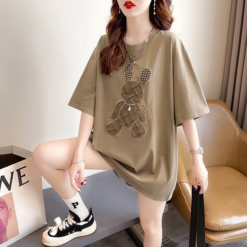 好感度満載   美感いっぱい Tシャツ カットソー＜F-3525＞