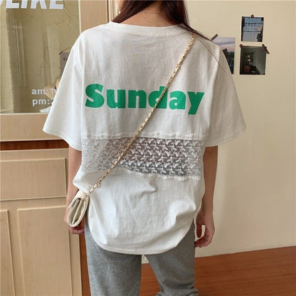 個性的なデザイン   バックで綺麗 カットソー＜F-3023＞