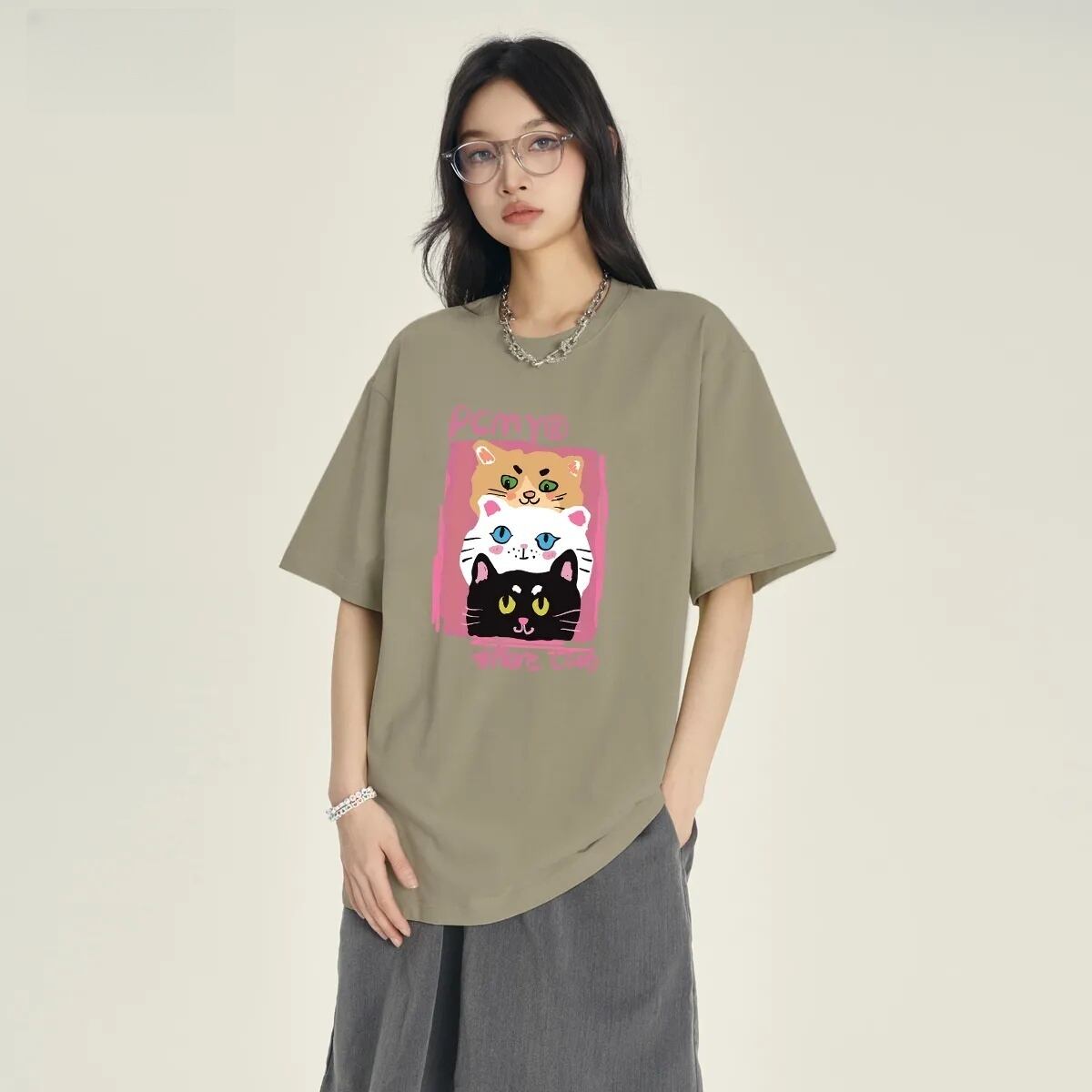 大好評 海外トレンド 定番シンプル 好感度UP カジュアル 全3色 半袖 Tシャツ ＜F-11283＞