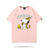 男女兼用 高品質 カジュアル プリント Tシャツ F-13336