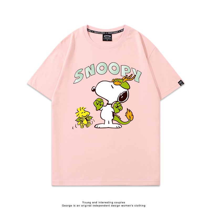 男女兼用 高品質 カジュアル プリント Tシャツ F-13336
