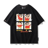 男女兼用 シンプル プリント Tシャツ F-13431