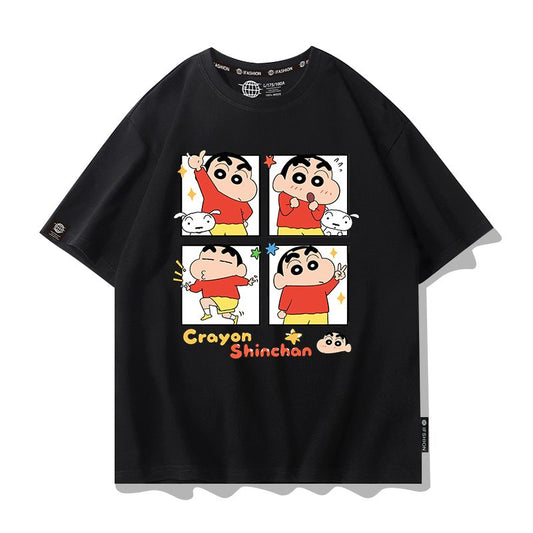 男女兼用 シンプル プリント Tシャツ F-13431