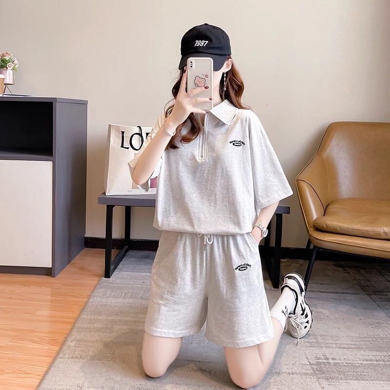 定番シンプル 真夏も快適 上質 カジュアル 半袖Ｔシャツⅹパンツセット全2色F-9102