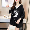 売れ筋   Vネック ゆったり 着せ 半袖 Tシャツ ＜F-2005＞