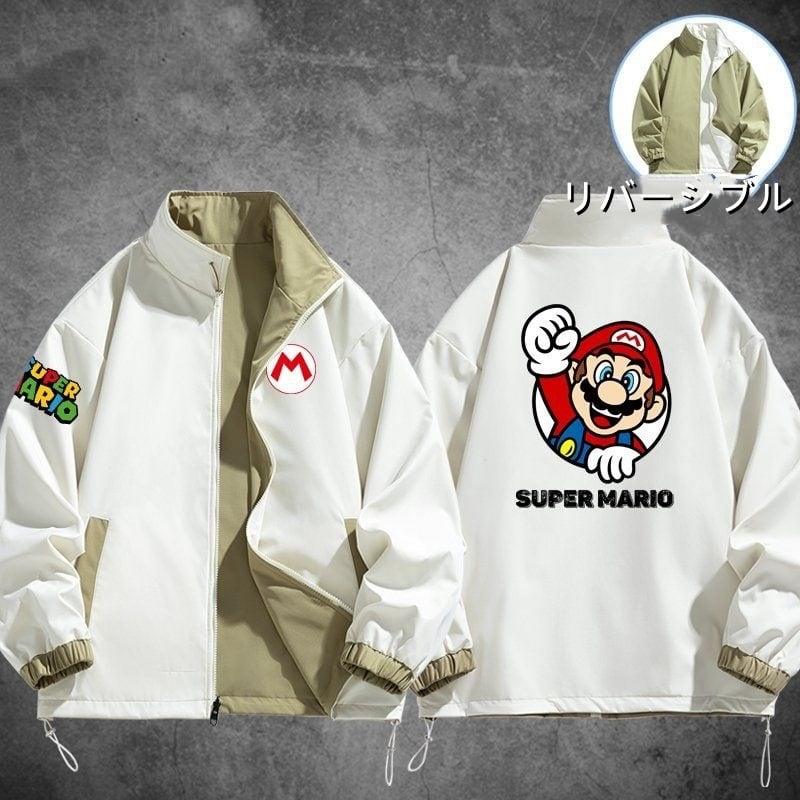 定番シンプル  絶対欲しい 撥水加工 全6色　男女兼用 リバーシブル  ライトジャケット F-13123