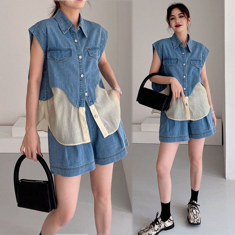 今季マストバイ 上品 ファッション 半袖Ｔシャツⅹパンツセット <F-6575>
