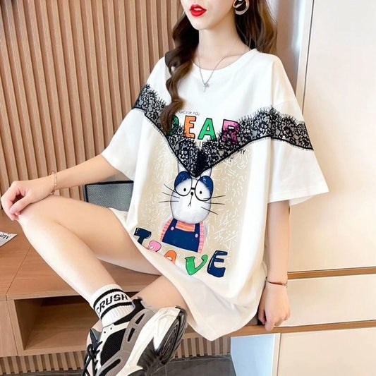 おすすめ 好感度UP 美人度アップ カジュアル 全4色 半袖 Tシャツ ＜F-11119＞