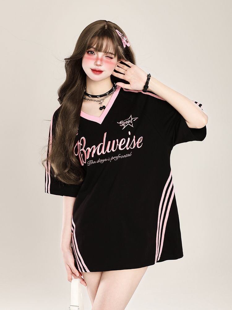 絶対欲しい アバンギャルド おしゃれ度高め プリント全2色 半袖TシャツF-9244
