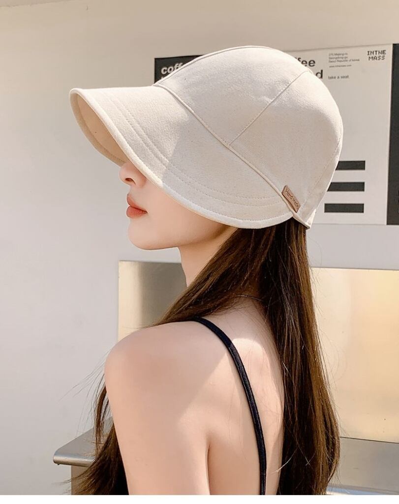 【人気急上昇中！】レディース 帽子 UVカット 日焼け防止 夏 小顔効果 日よ 帽子<F-6560>