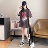 超人気 着心地抜群 オシャレ度満点 プリント全4色 Tシャツ カットソー＜F-8636＞