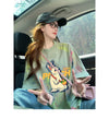 絶対流行 特別デザイン アバンギャルド プリント 半袖Tシャツ＜F-8598＞