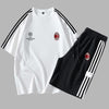 超人気 上質 男女兼用 スポーツ風 Tシャツ & ショーツ セットアップ F-13197