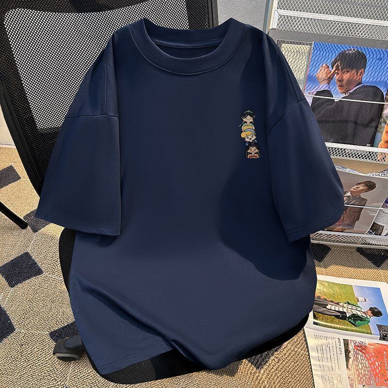新商品 カジュアル 定番シンプル プリント 全6色 半袖TシャツF-8767