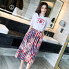 大好評 絶対欲しい 好感度UP カジュアル 全３色 半袖 Tシャツ スカート セットアップ ＜F-11193＞
