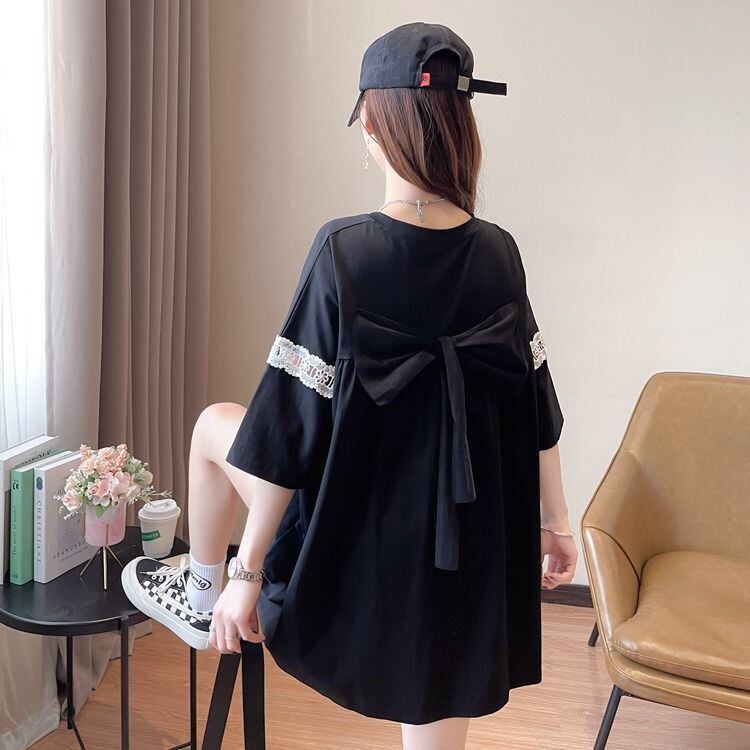 新商品 プリント ファッション ゆったり 全4色 半袖 Tシャツ＜F-11493＞