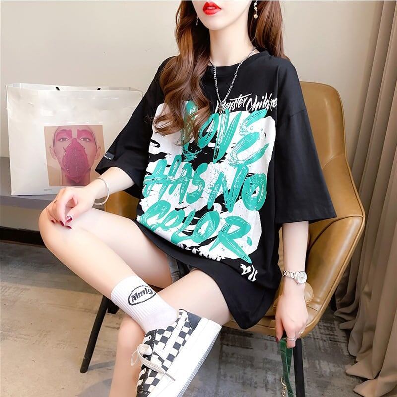 個性的なデザイン   一目惚れ Tシャツ カットソー＜F-3400＞