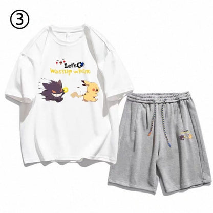 今季マストバイ ファッション男女兼用 超人気 Ｔシャツ+ パンツ セットアップ F-13271