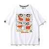 男女兼用 シンプル プリント Tシャツ F-13431