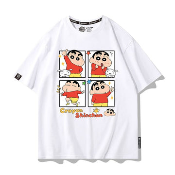 男女兼用 シンプル プリント Tシャツ F-13431