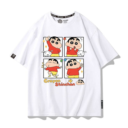男女兼用 シンプル プリント Tシャツ F-13431