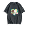 絶対欲しい大人可愛い カジュアル 高見えデザイン プリント全6色 半袖TシャツF-9328
