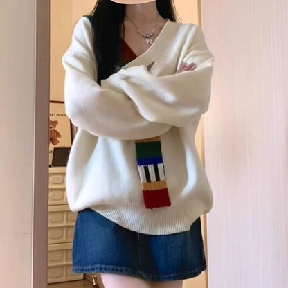 おすすめ スタイルアップ 定番シンプル大人可愛い ニットトップスF-9573