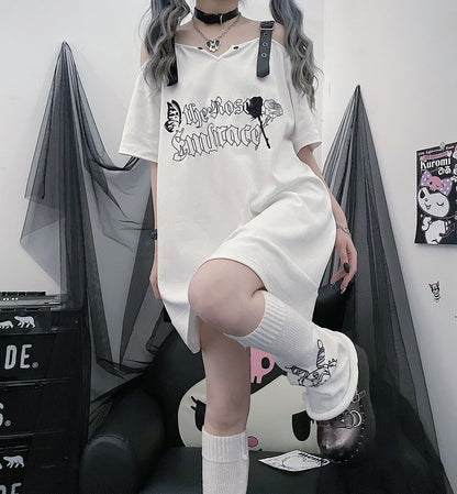 大流行 デザイン性抜群 ファッション 半袖 Tシャツ F-13314