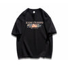 ポップなプリントが夏に映えるプリントTシャツ 半袖 全8色 Tシャツ F-9252