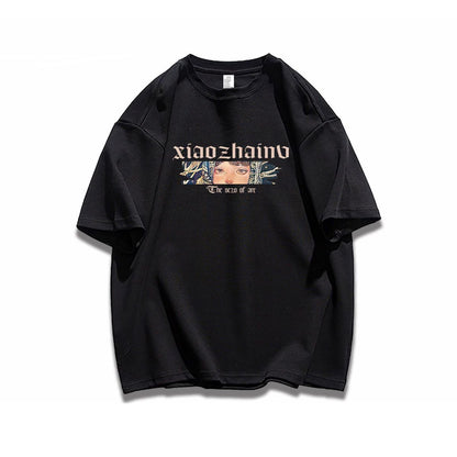 ポップなプリントが夏に映えるプリントTシャツ 半袖 全8色 Tシャツ F-9252