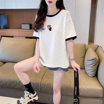 売り切れ必至 ファッション カジュアル 全3色 半袖Tシャツ<F-8507>