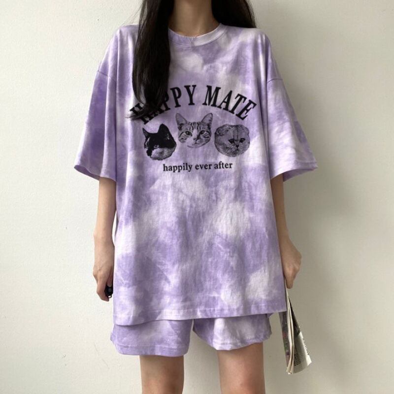 超人気 着心地良い どんな体型にも適合 カジュアル 全5色 半袖 Tシャツ ショートパンツ セットアップ ＜F-9268＞