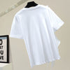 好感度100％ 早い者勝ち 絶対流行 カジュアル 2色選択 Tシャツ<F-11896>