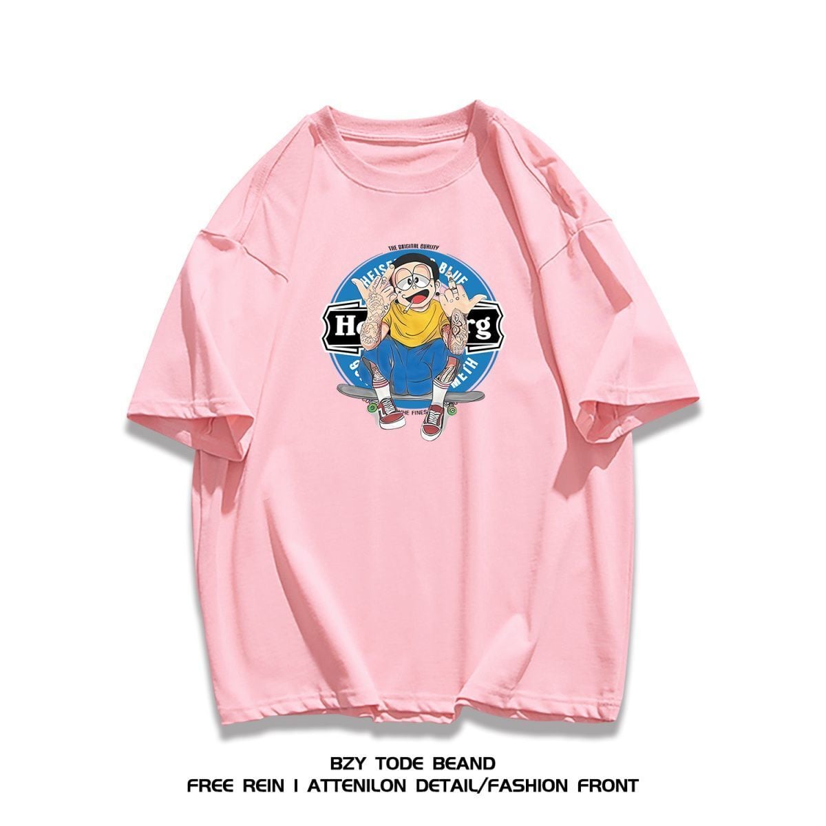 男女兼用 快適 プリント 半袖 Tシャツ F-13288