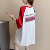 売れ筋 絶対流行 早い者勝ち 早い者勝ち カジュアル 2色選択 Tシャツ<F-11142>