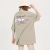 体型カバー シンプル 大人気 半袖 Tシャツ F-13354