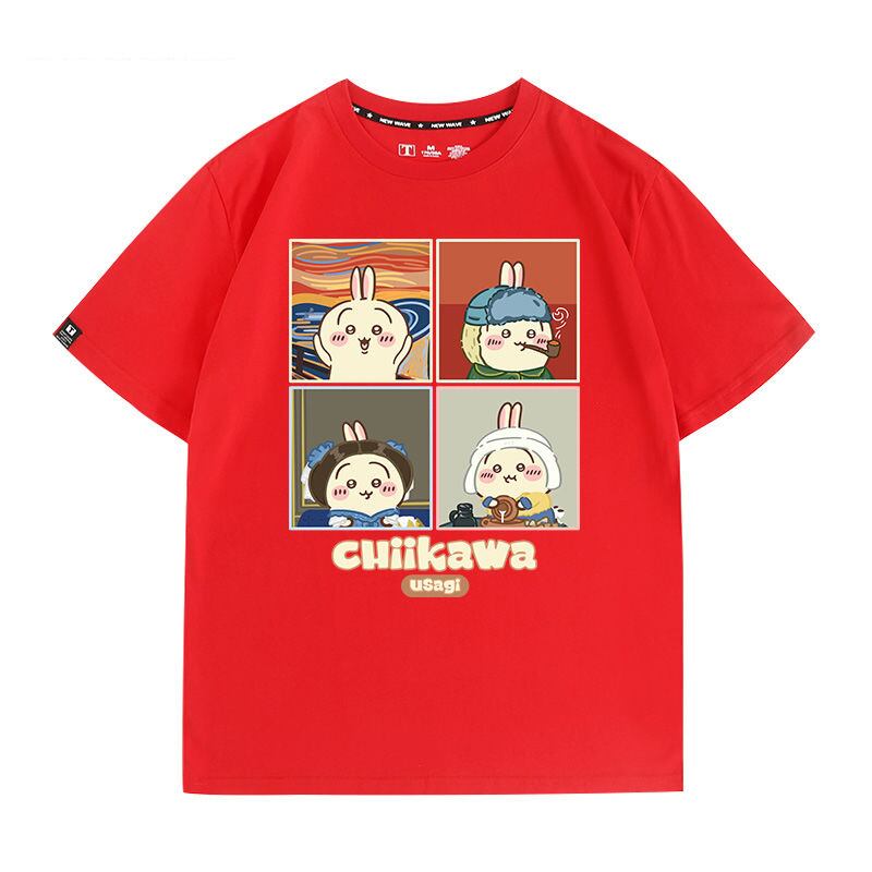 【半額！期間限定！！】ベストセラーアイテム！ カジュアルプリント全5色 早い者勝ち 半袖Tシャツ 男女兼用F-9124