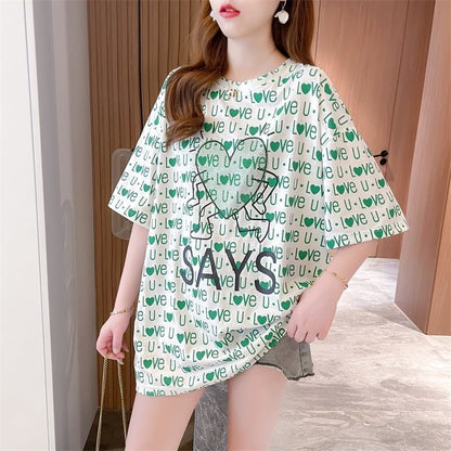 カジュアル   オシャレ度満点 Tシャツ カットソー＜F-3411＞