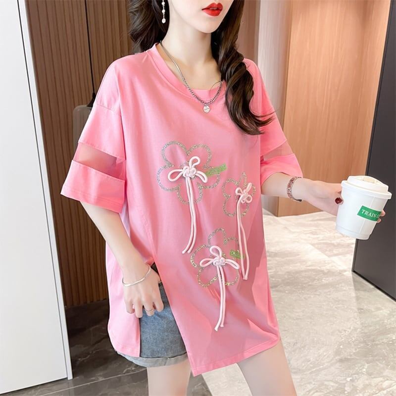 イレギュラー   カジュアル Tシャツ カットソー＜F-3496＞