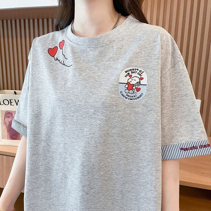 着回し力抜群 好感度UP 海外トレンド カジュアル 全3色 半袖 Tシャツ ＜F-11668＞