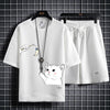 男女兼用 肌触りよい Tシャツ & ショーツ セットアップ F-13328