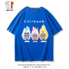 売れ筋 カジュアル 早い者勝ち プリント 男女兼用 10色選択 Tシャツ<F-11424>